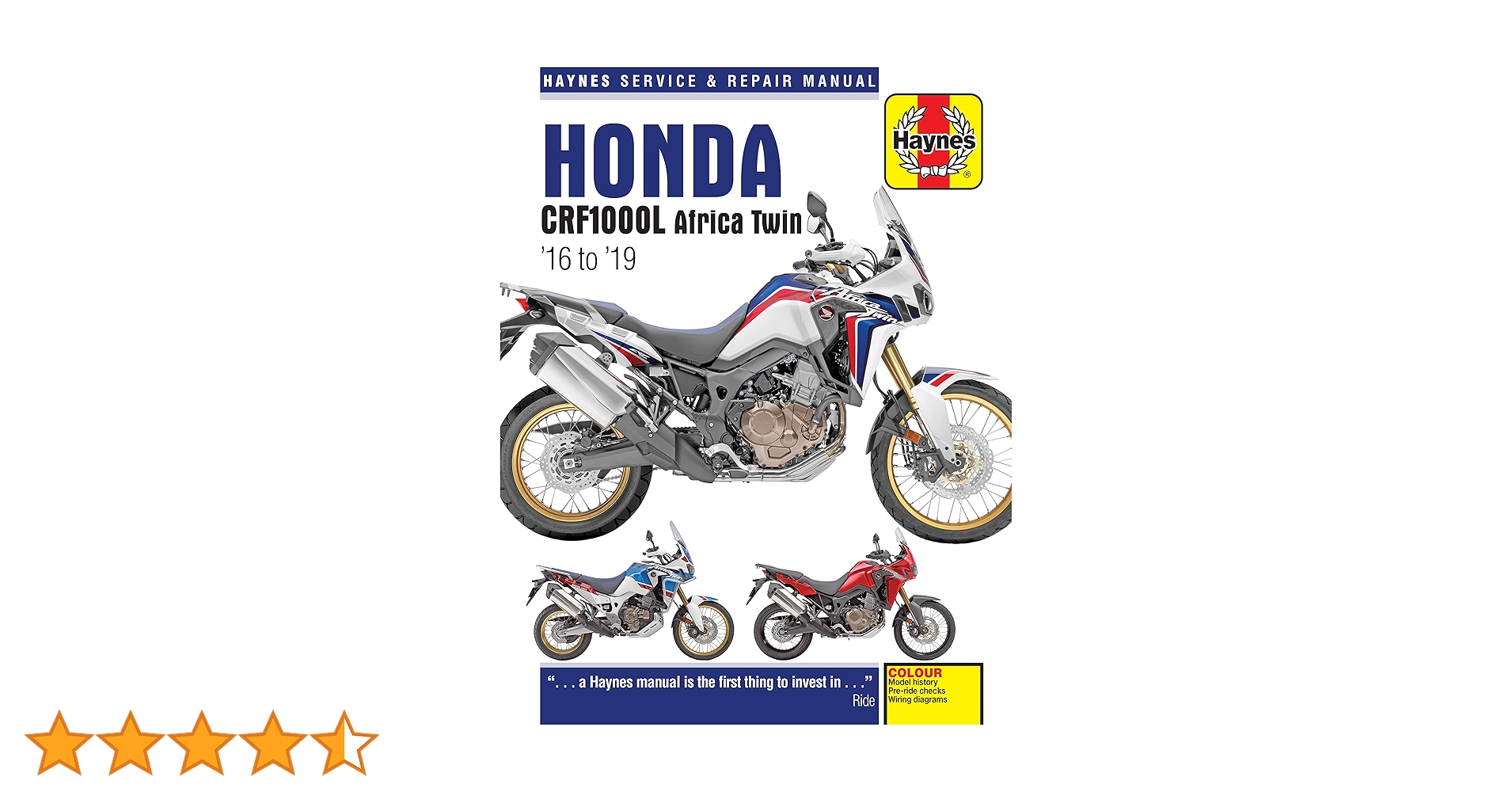 HONDA CRF1000L Africa Twin サービスマニュアル Amazon | Honda CRF1000L Africa Twin from 2016-2019 Haynes Repair